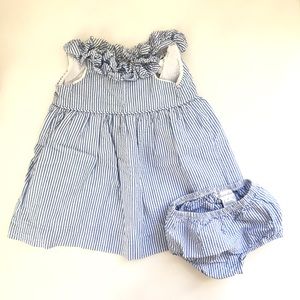 Ralph Lauren blue seersucker dress